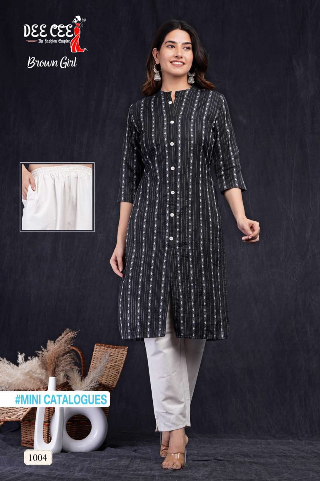 Deecee Brown Regular Kurti With Bottom Catalog